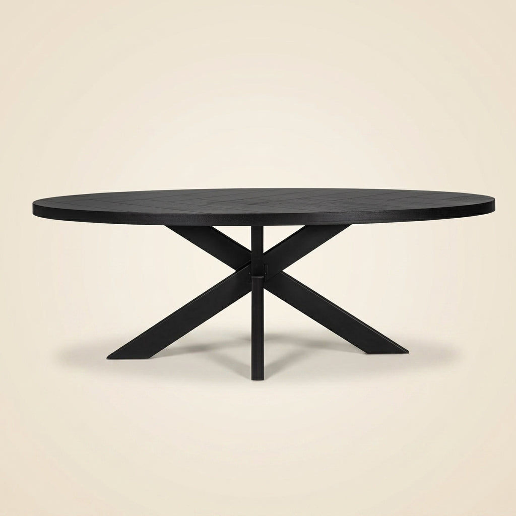 Eettafel Spider Black Base