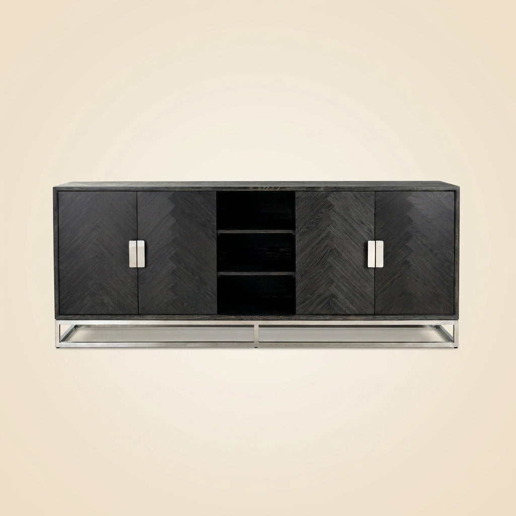 Dressoir Blackbone Silver Black Rustic