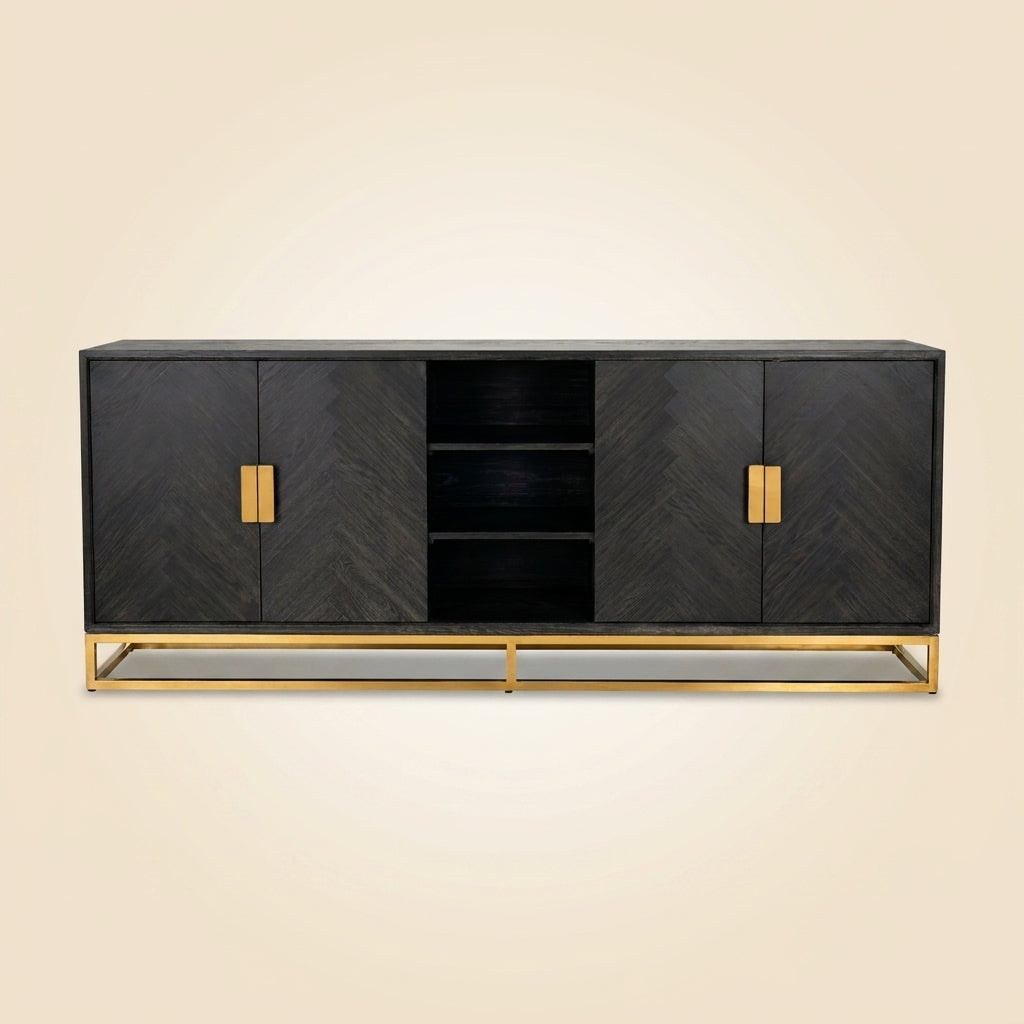Dressoir Blackbone Gold Black Rustic