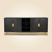 Dressoir Blackbone Gold Black Rustic