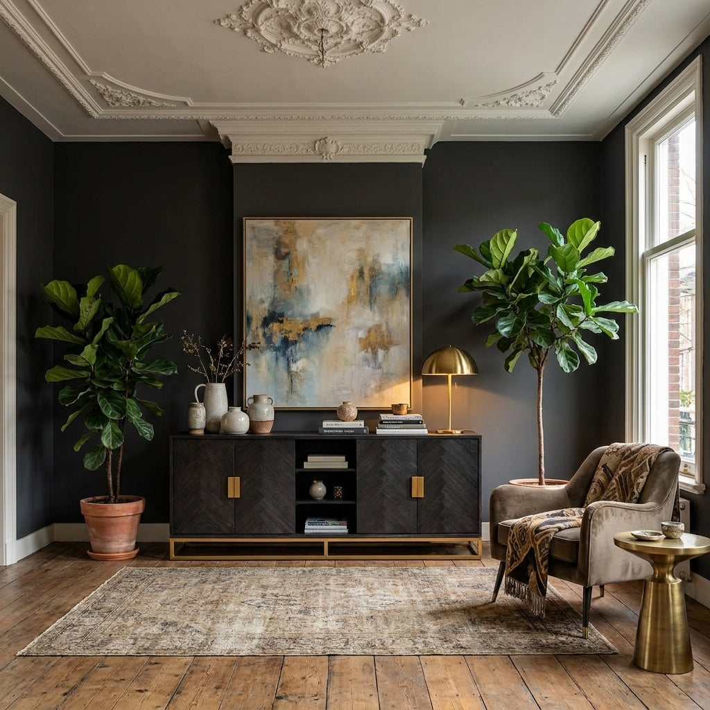 Dressoir Blackbone Gold Black Rustic
