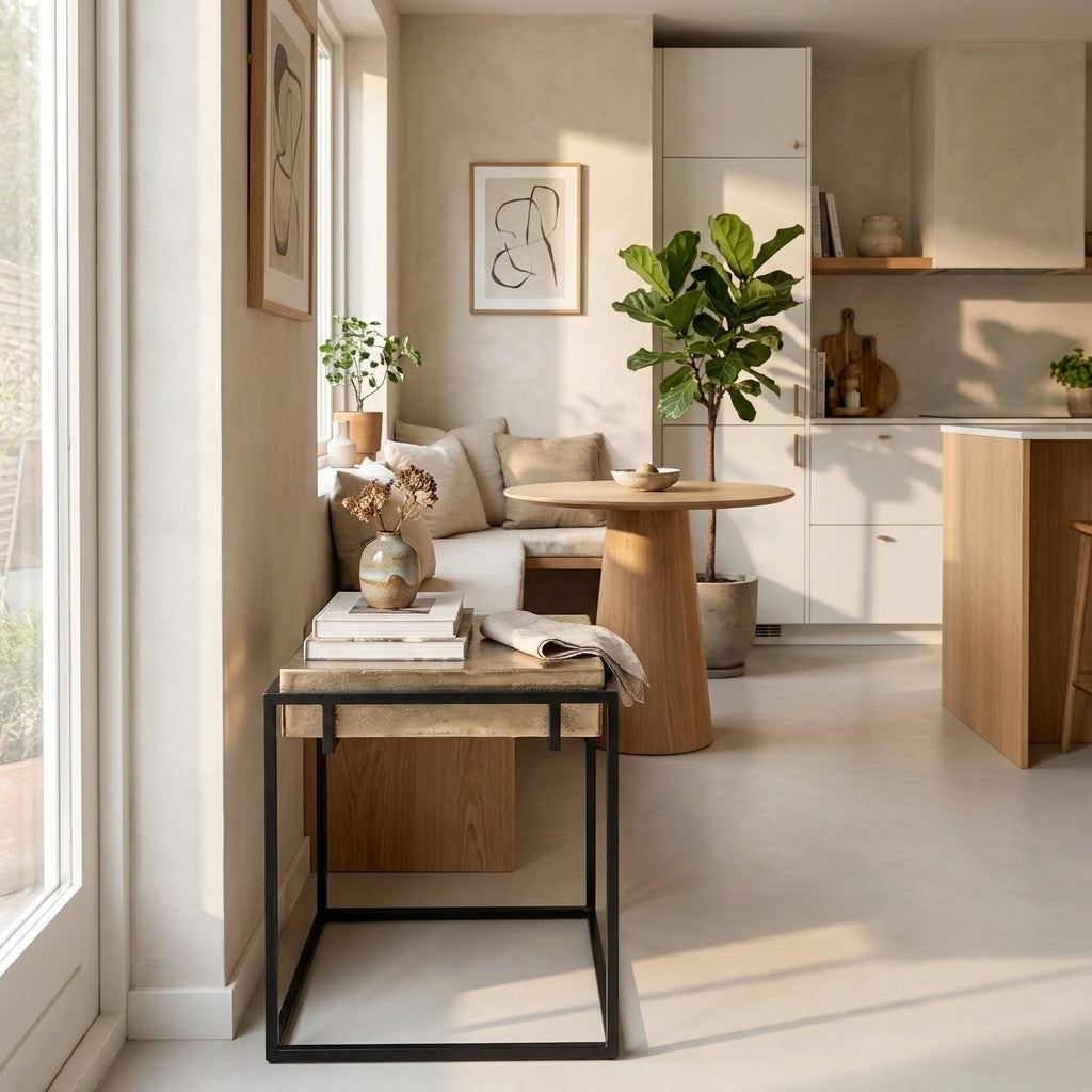 Bijzettafel Calloway Champagne Gold