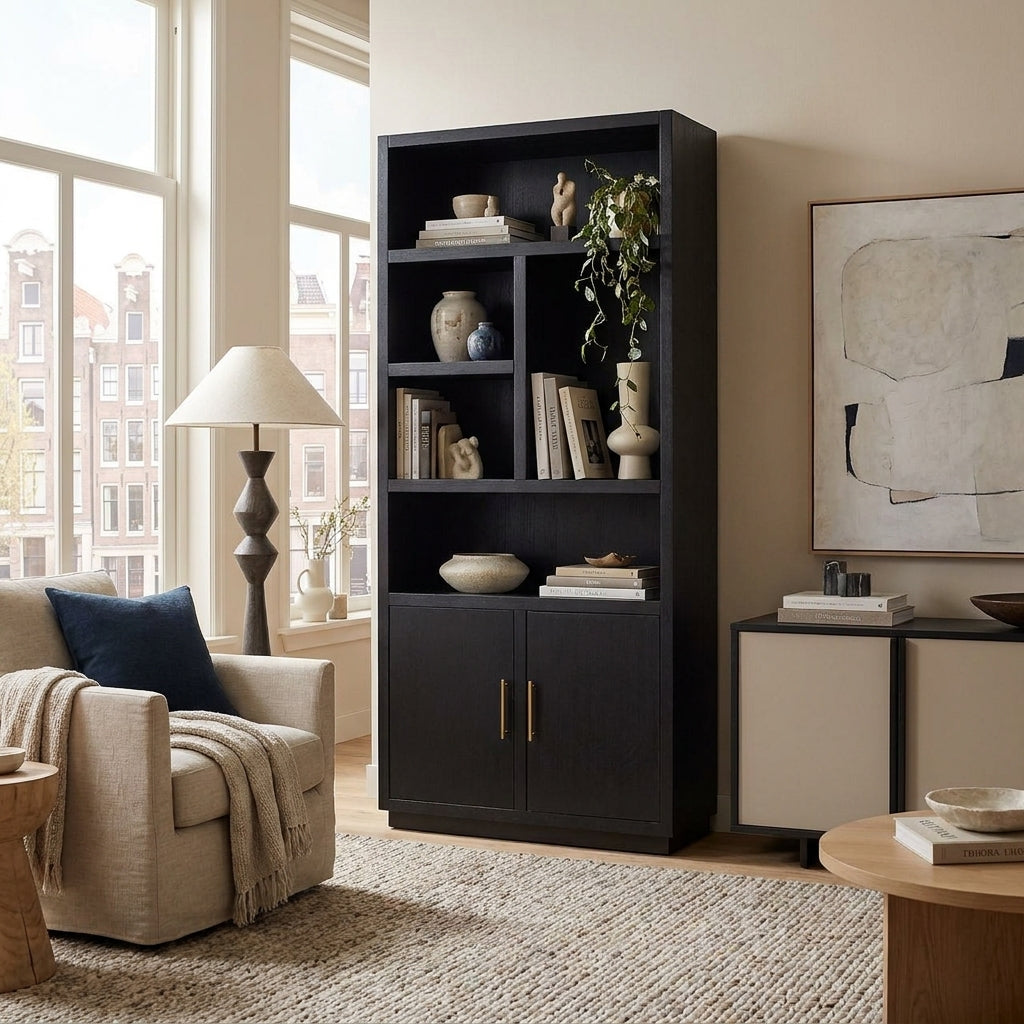 Wandkast Oakura black