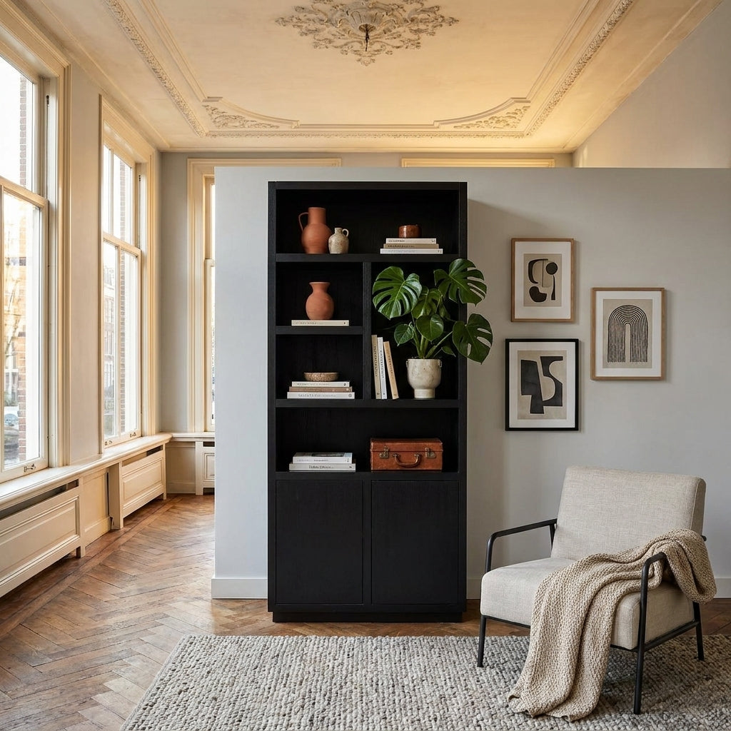 Wandkast Oakura black