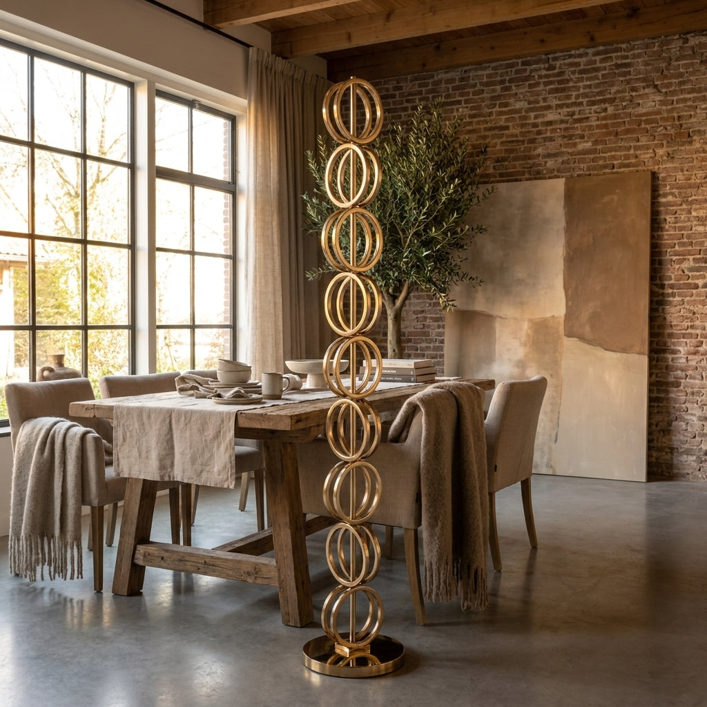 Floor lamp Adyson gold