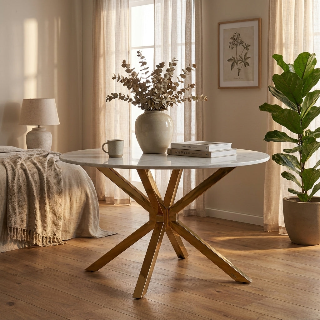 Eettafel Conrad gold