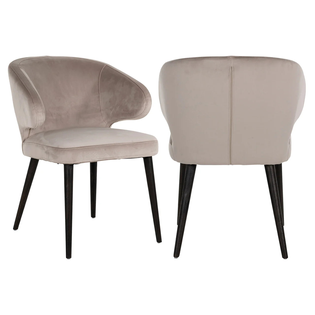 Eetkamerstoel Indigo Khaki Velvet