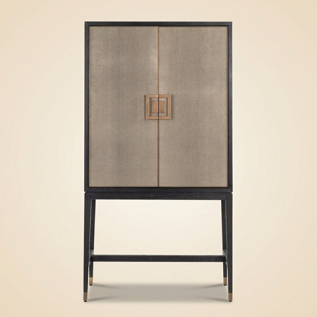 Opbergkast Bloomville Brass Shagreen
