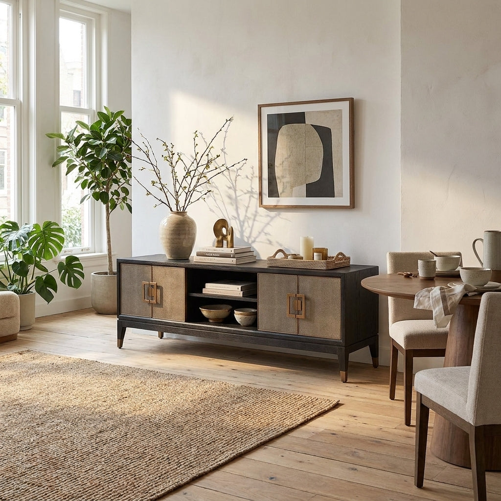 Tv-meubel Bloomville Brass Shagreen