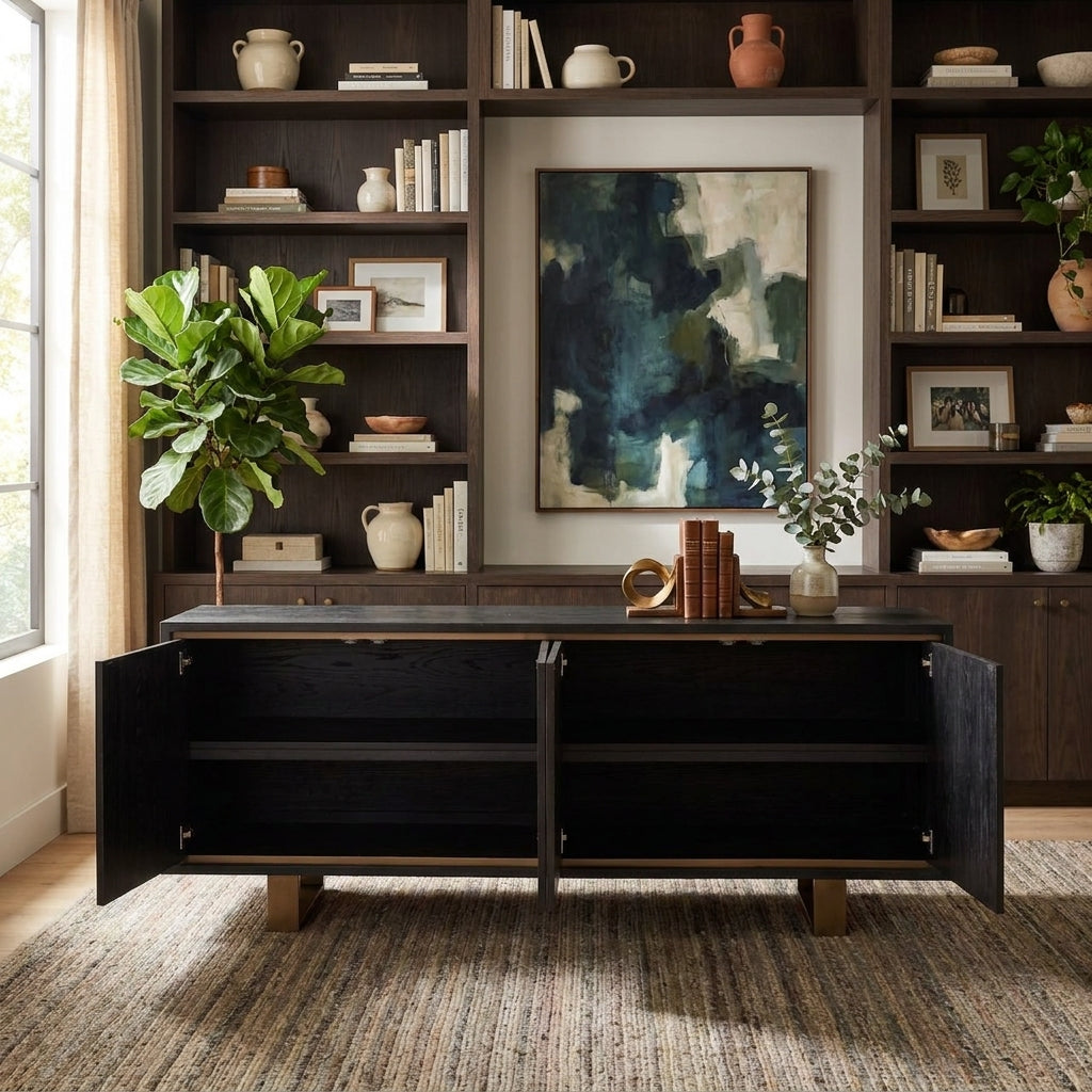 Dressoir Hunter Black Rustic