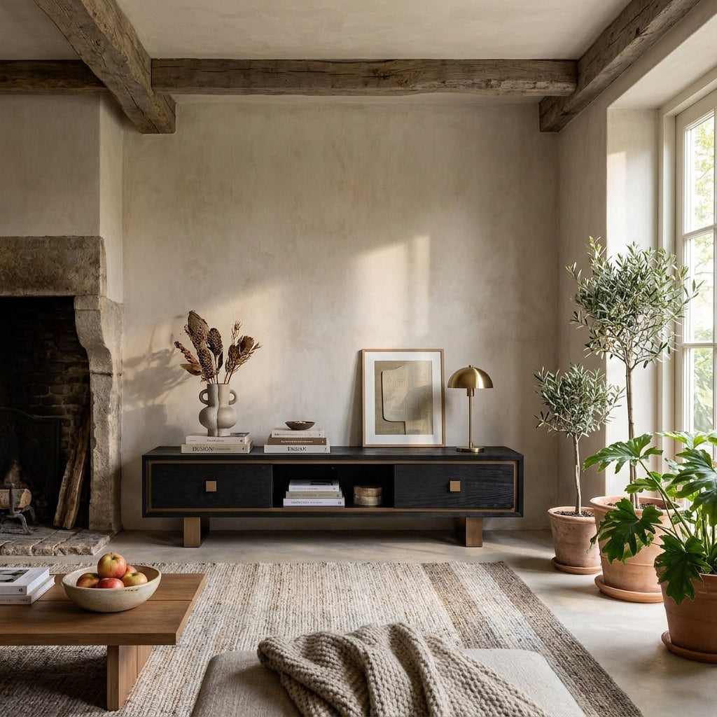 Tv-meubel Hunter Black Rustic