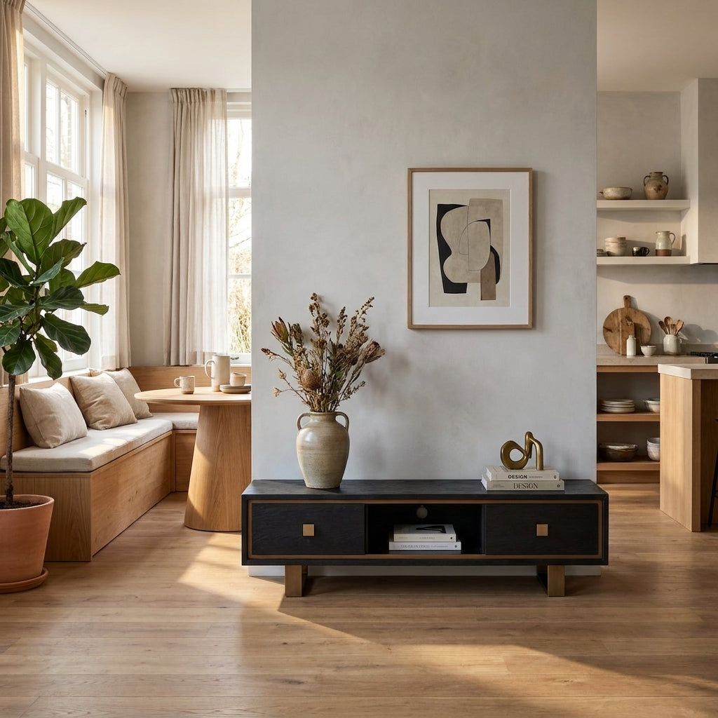 Tv-meubel Hunter Black Rustic