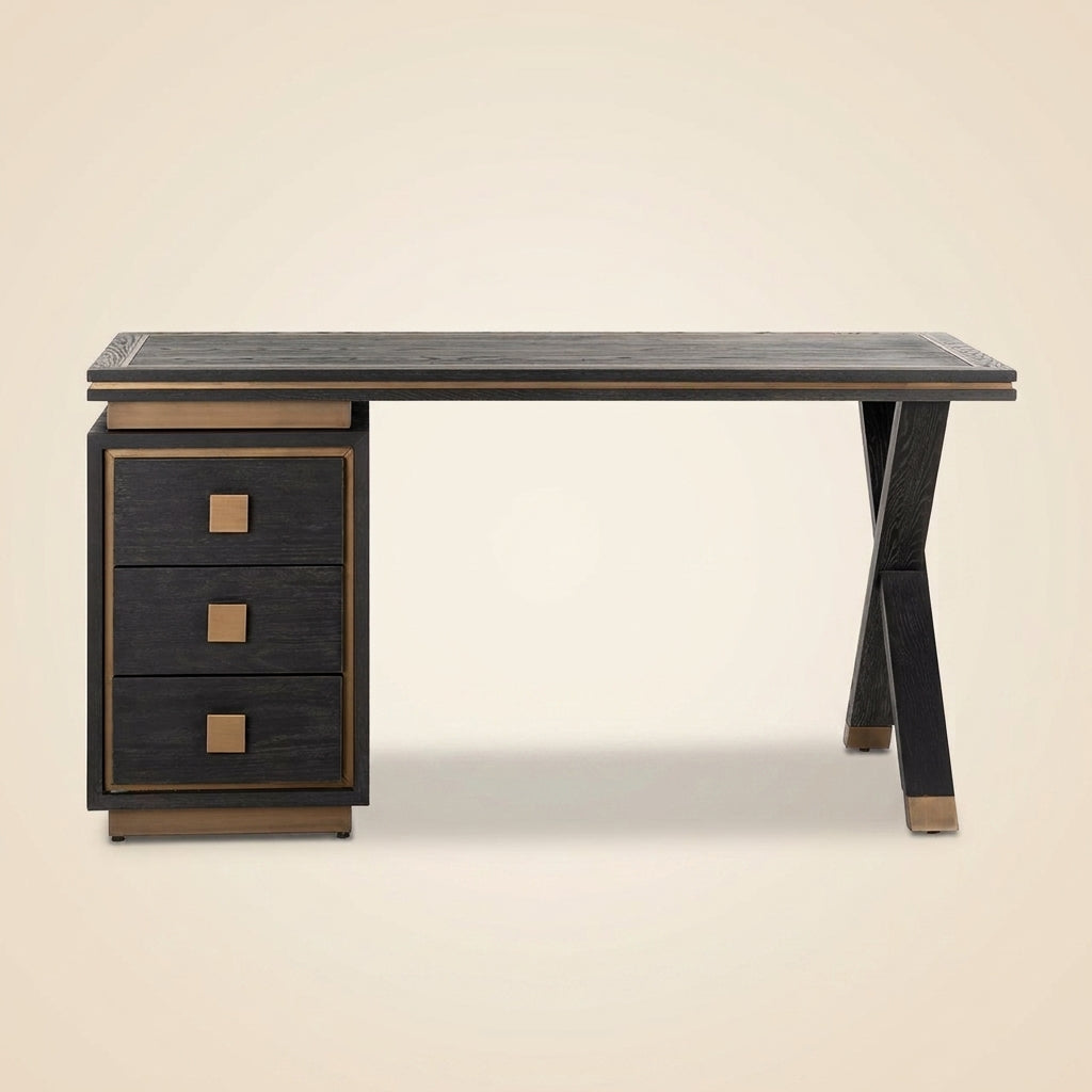 Bureau Hunter Black Rustic