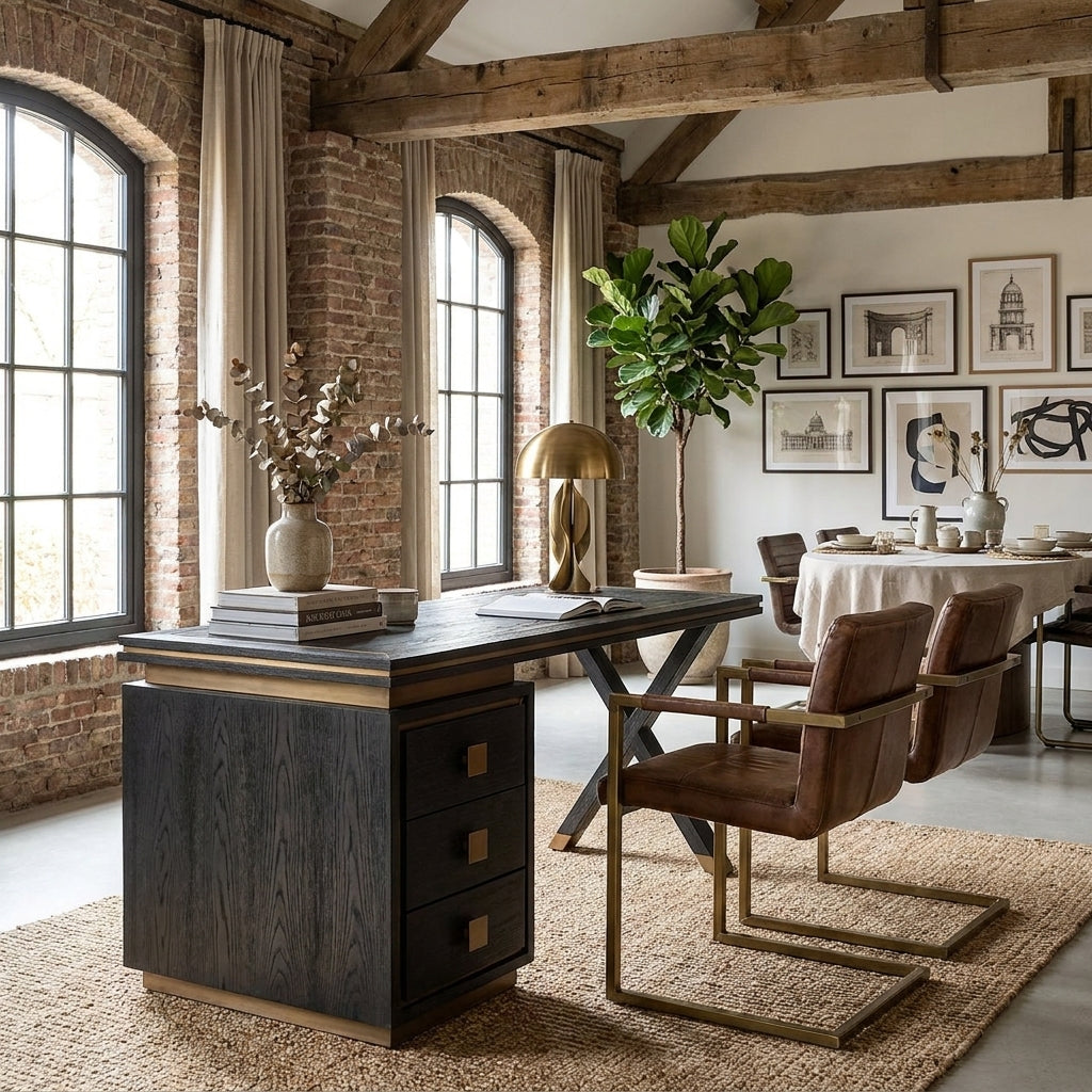 Bureau Hunter Black Rustic