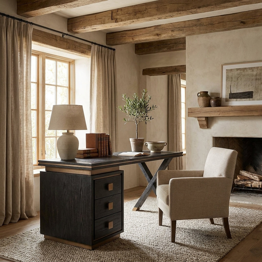 Bureau Hunter Black Rustic