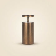 Candle holder Dixon brushed gold medium