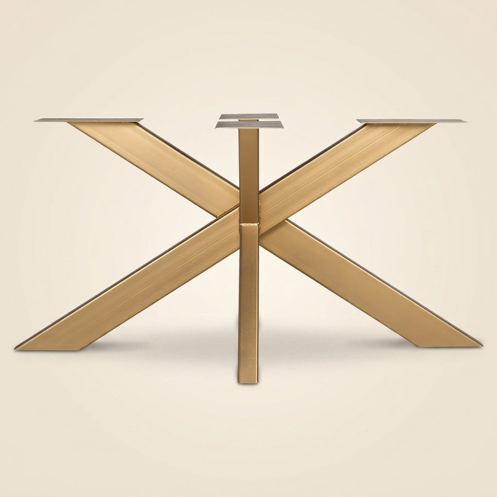Dining table Spider gold base