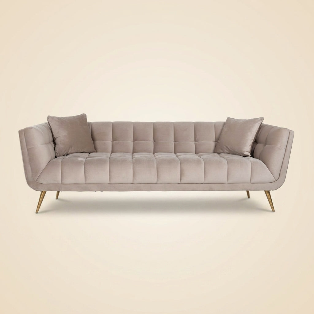 Sofa Huxley khaki velvet