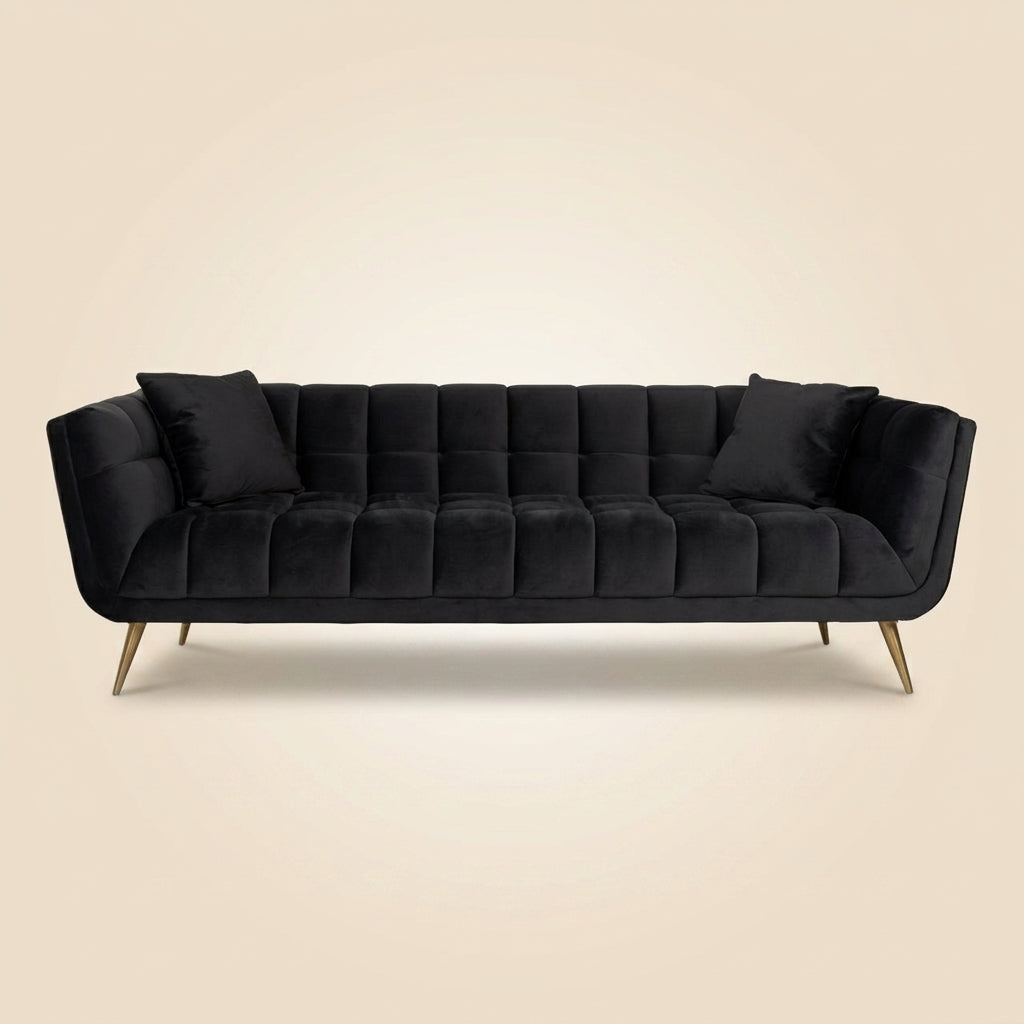 Bank Huxley anthracite velvet