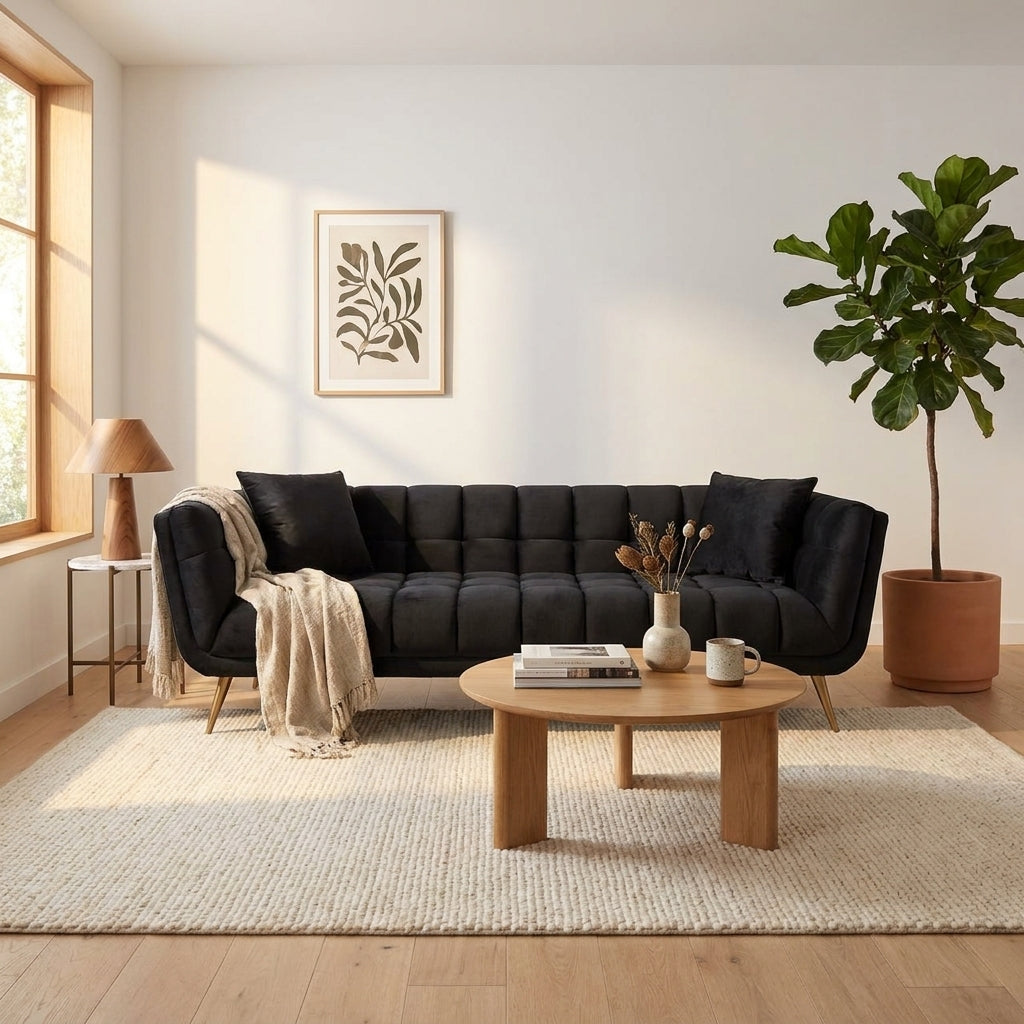 Bank Huxley anthracite velvet