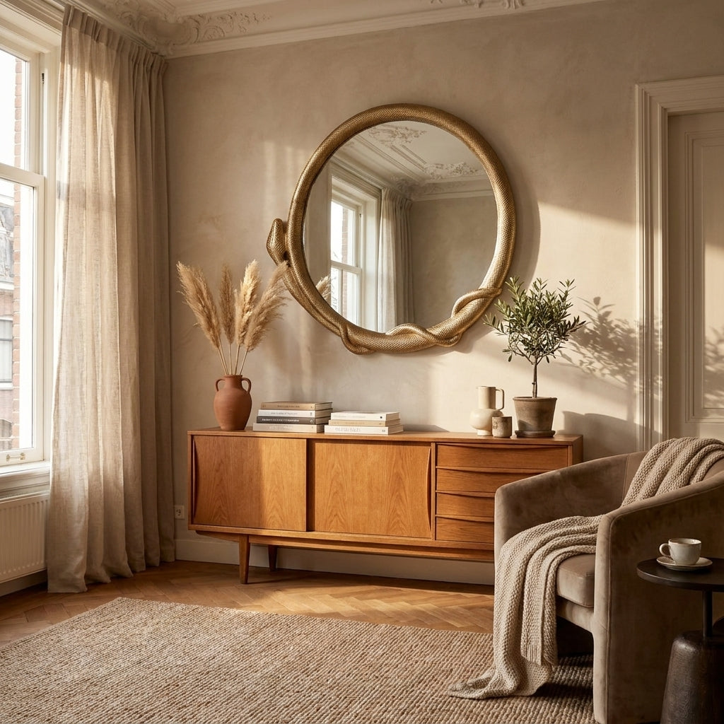 Mirror Fiona gold