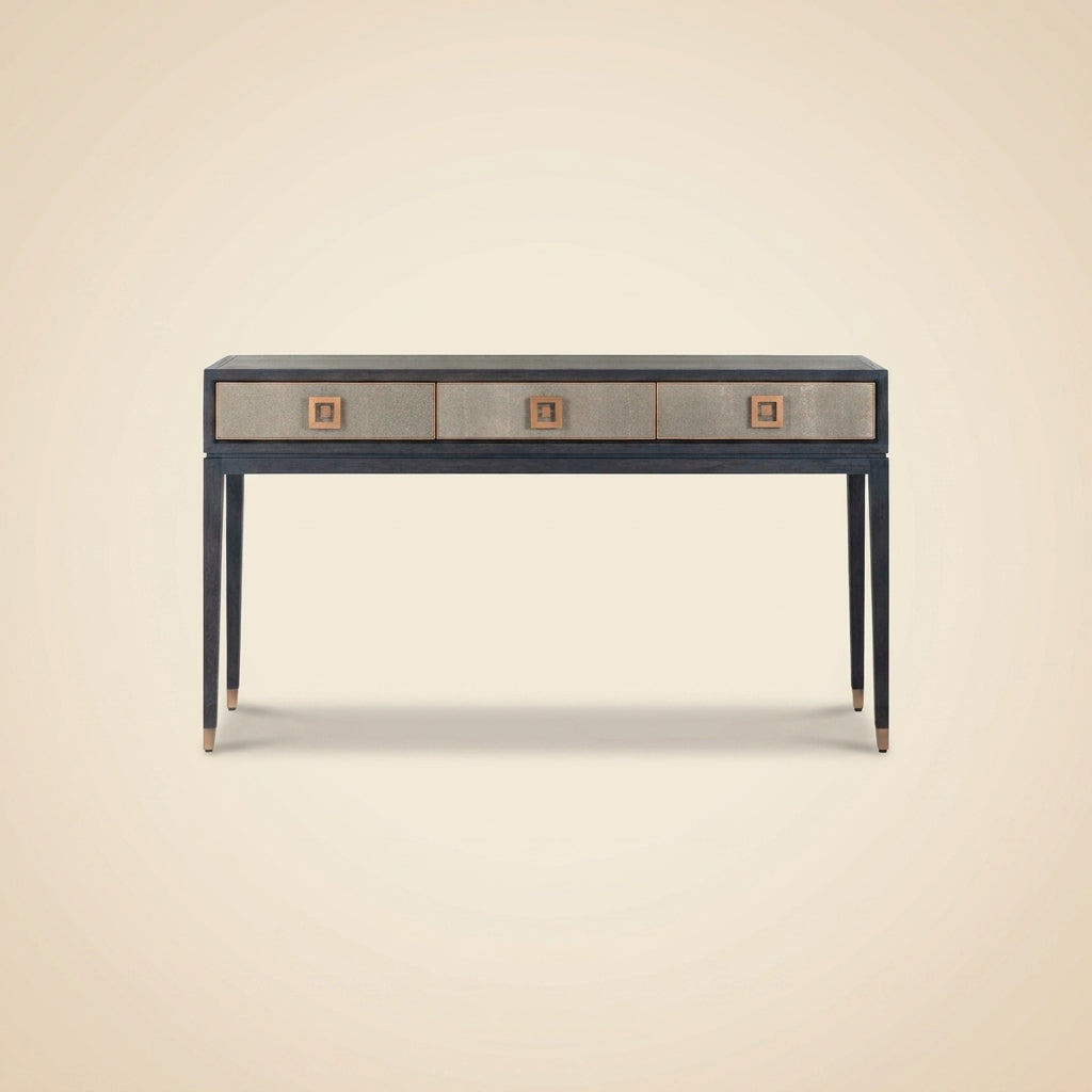 Console Bloomville Brass Shagreen