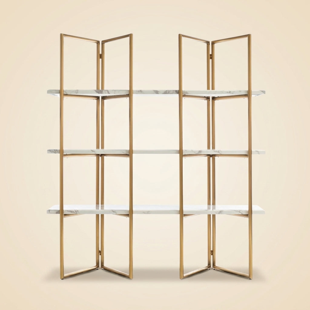 Display cabinet Lagrand Gold gold