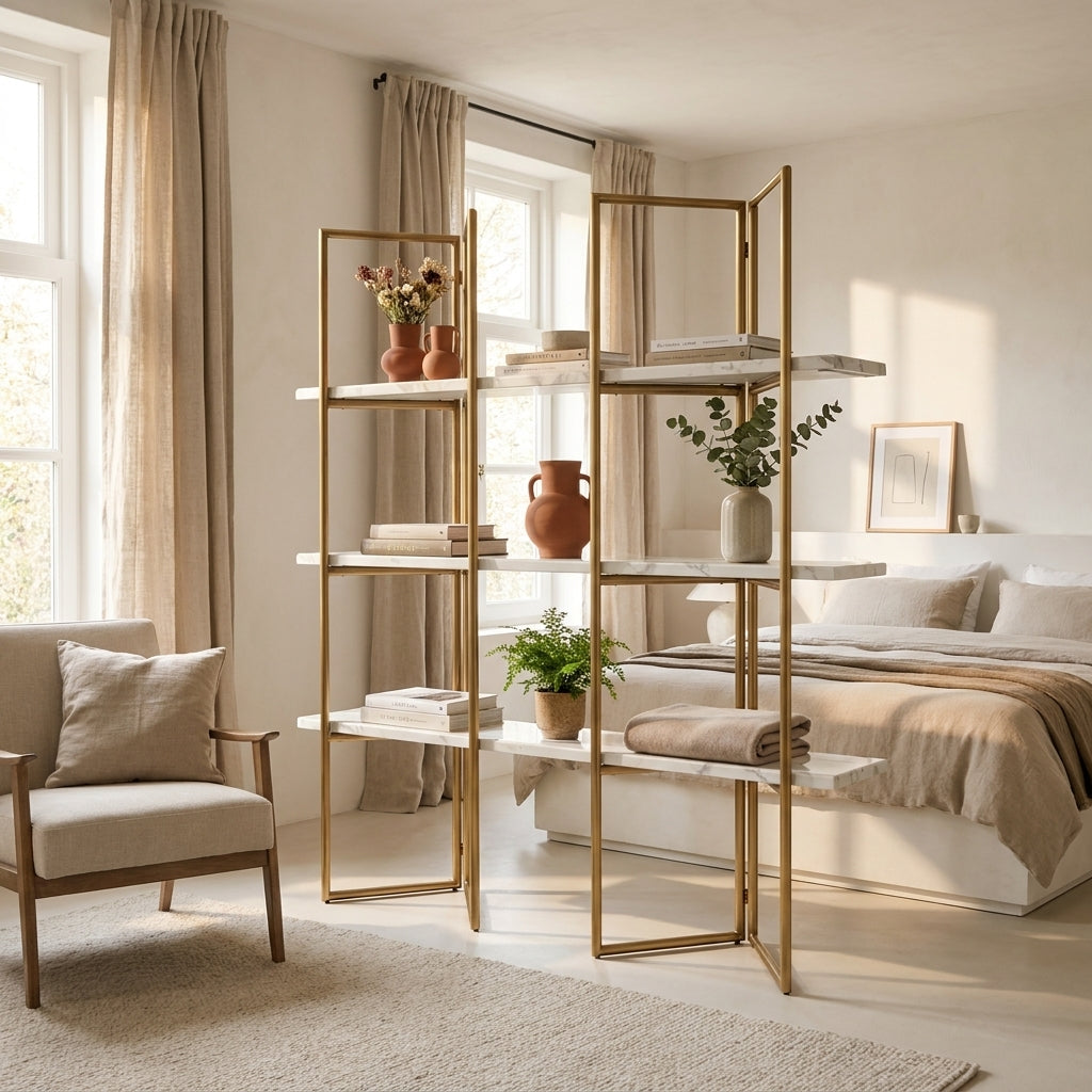 Display cabinet Lagrand Gold gold