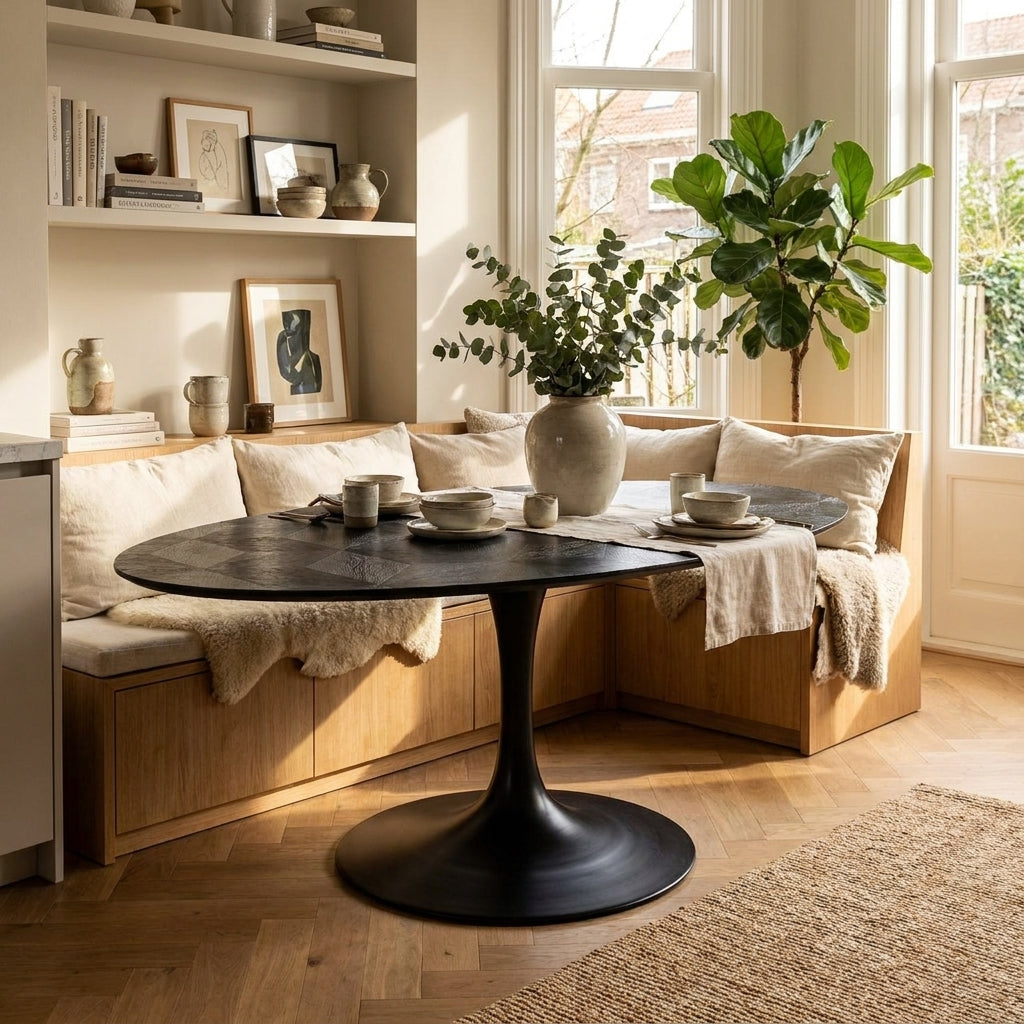 Eettafel Blax Black Oval 250