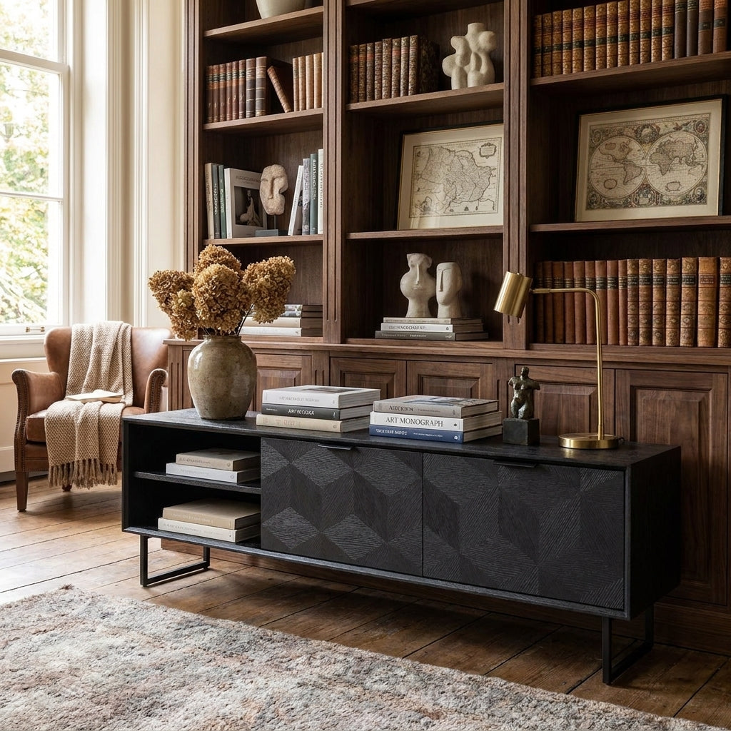 TV cabinet Blax black