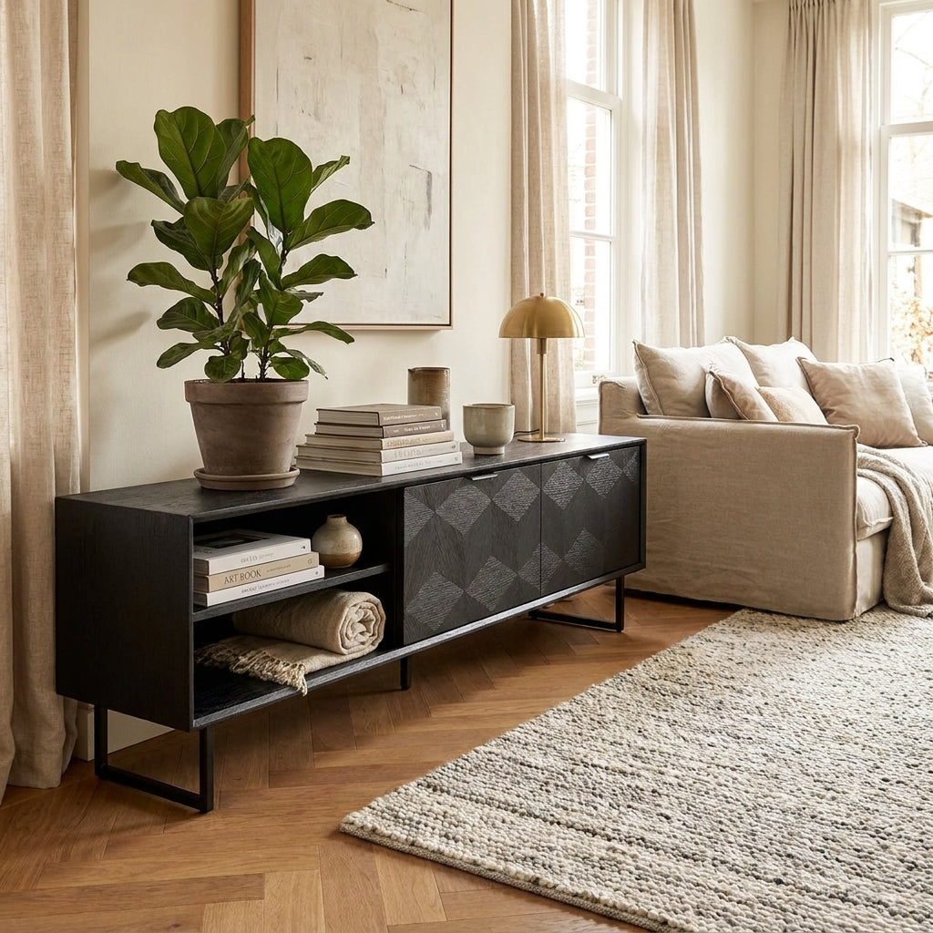 TV cabinet Blax black