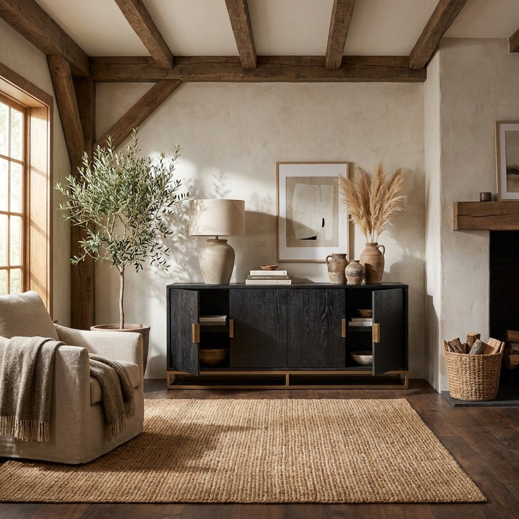 Dressoir Blackbone Brass Black Rustic