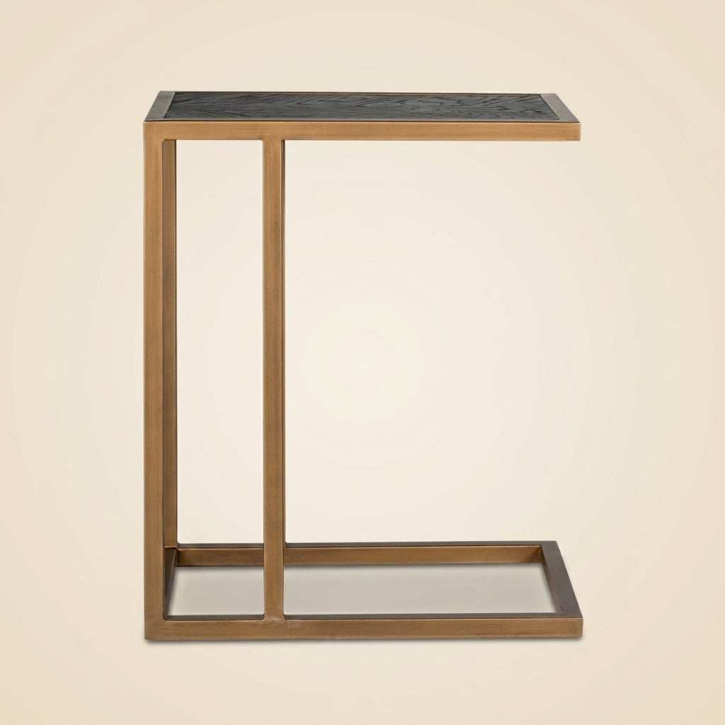 Sofa Tafel Blackbone Brass Black Rustic
