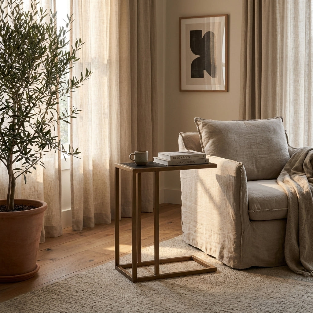 Sofa Tafel Blackbone Brass Black Rustic
