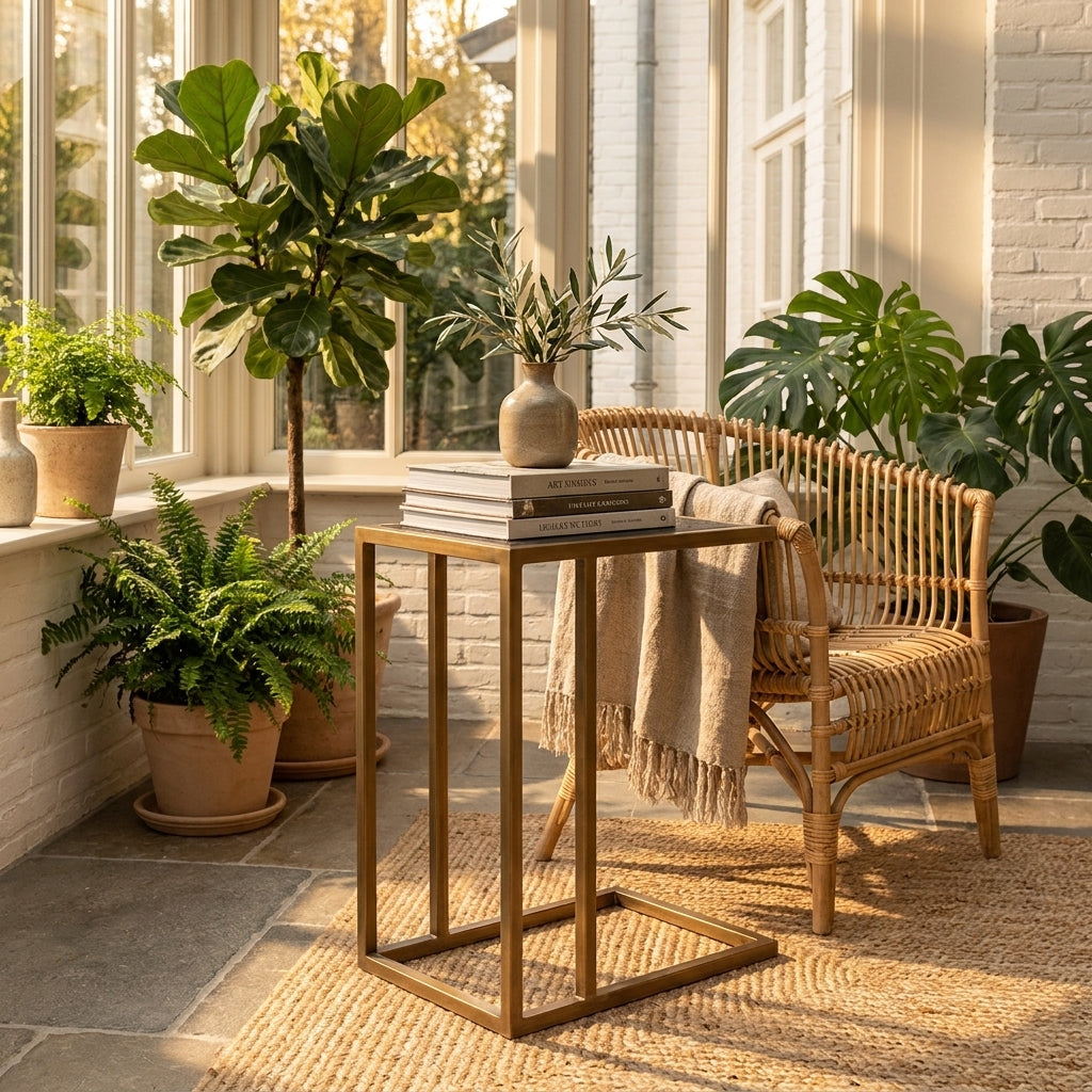 Sofa Tafel Blackbone Brass Black Rustic