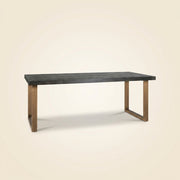 Eettafel Blackbone Brass black rustic 220