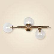 Wandlamp Davine brushed gold