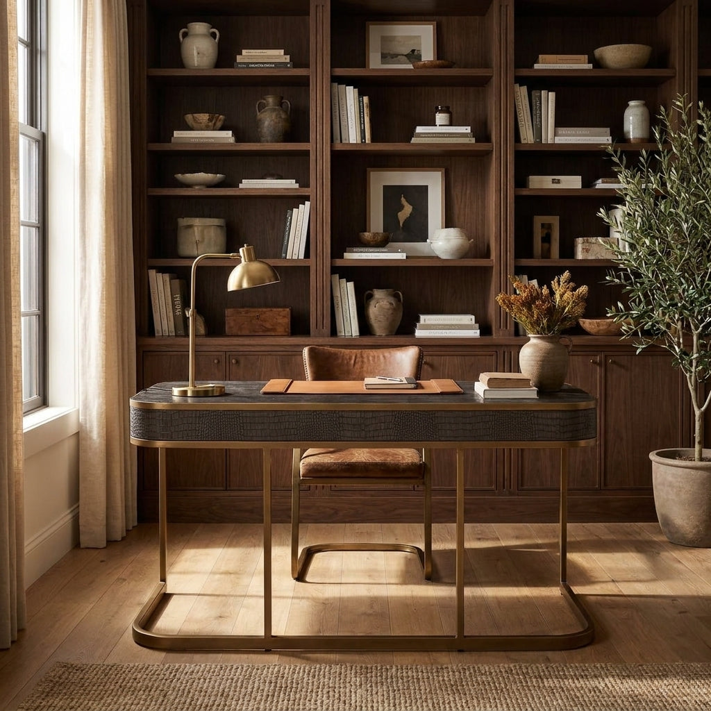 Bureau Classio brushed gold