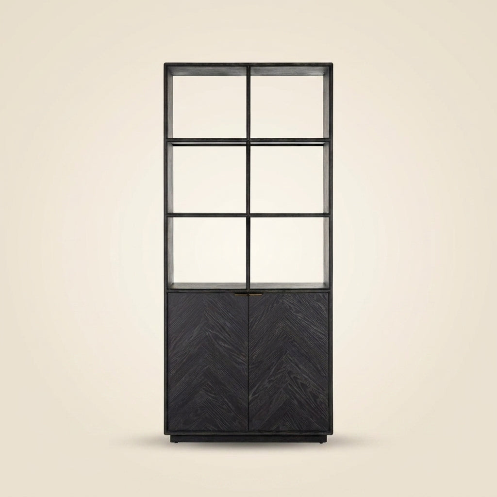 Wandkast Blackbone Brass Black Rustic