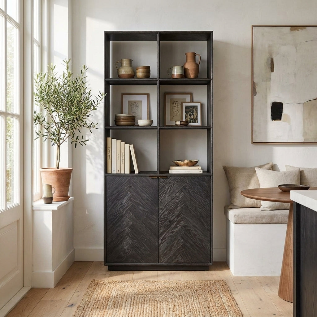 Wandkast Blackbone Brass Black Rustic