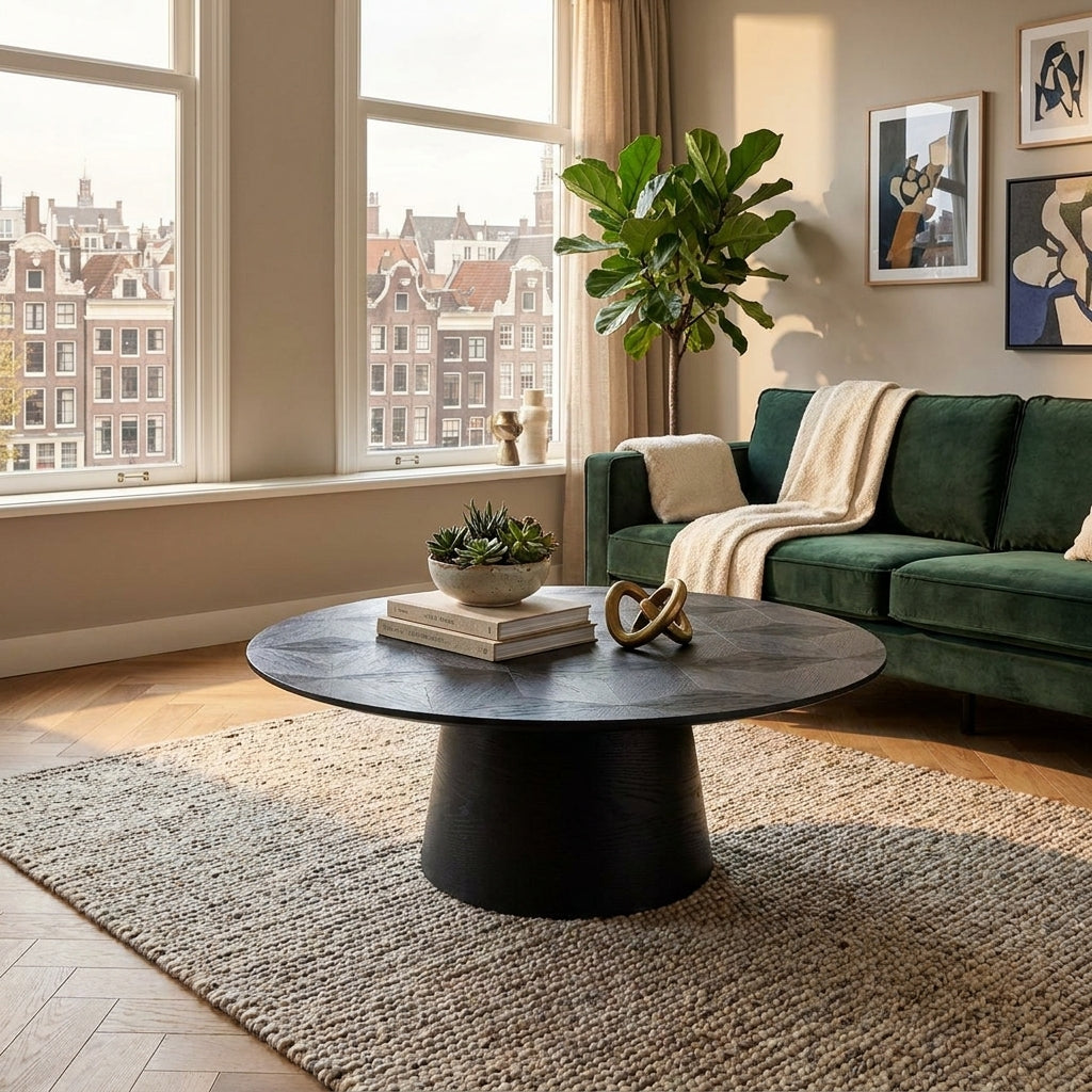 Salontafel Blax Black 110ø