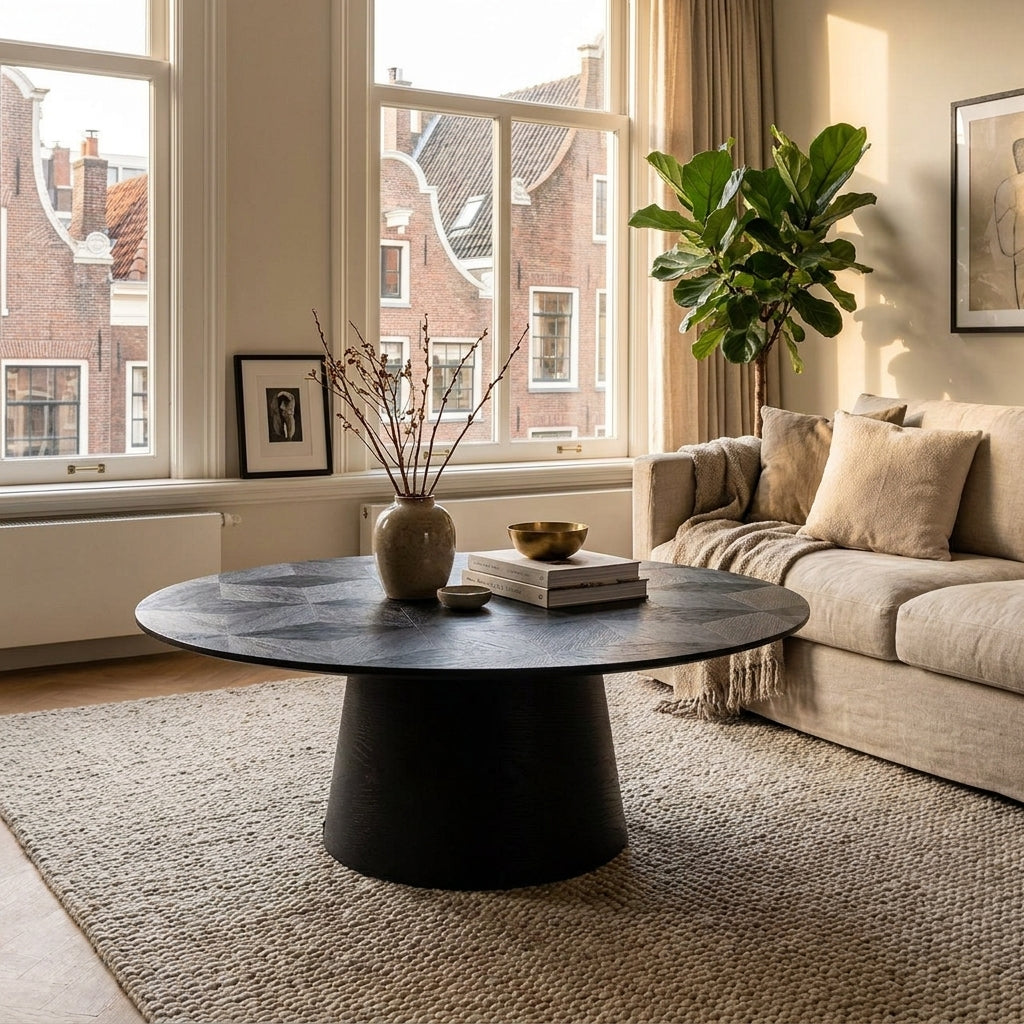 Salontafel Blax Black 110ø