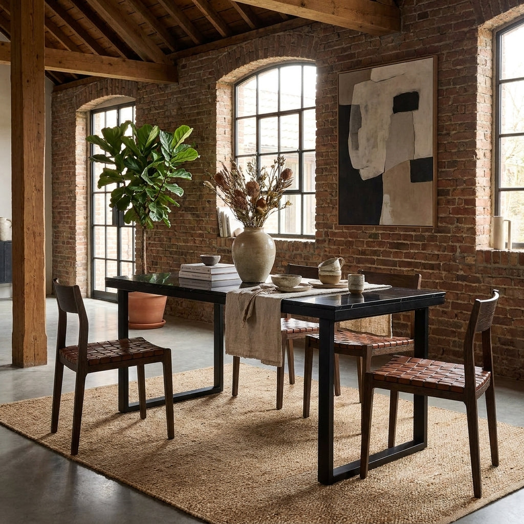 Dining table Beaumont black 230