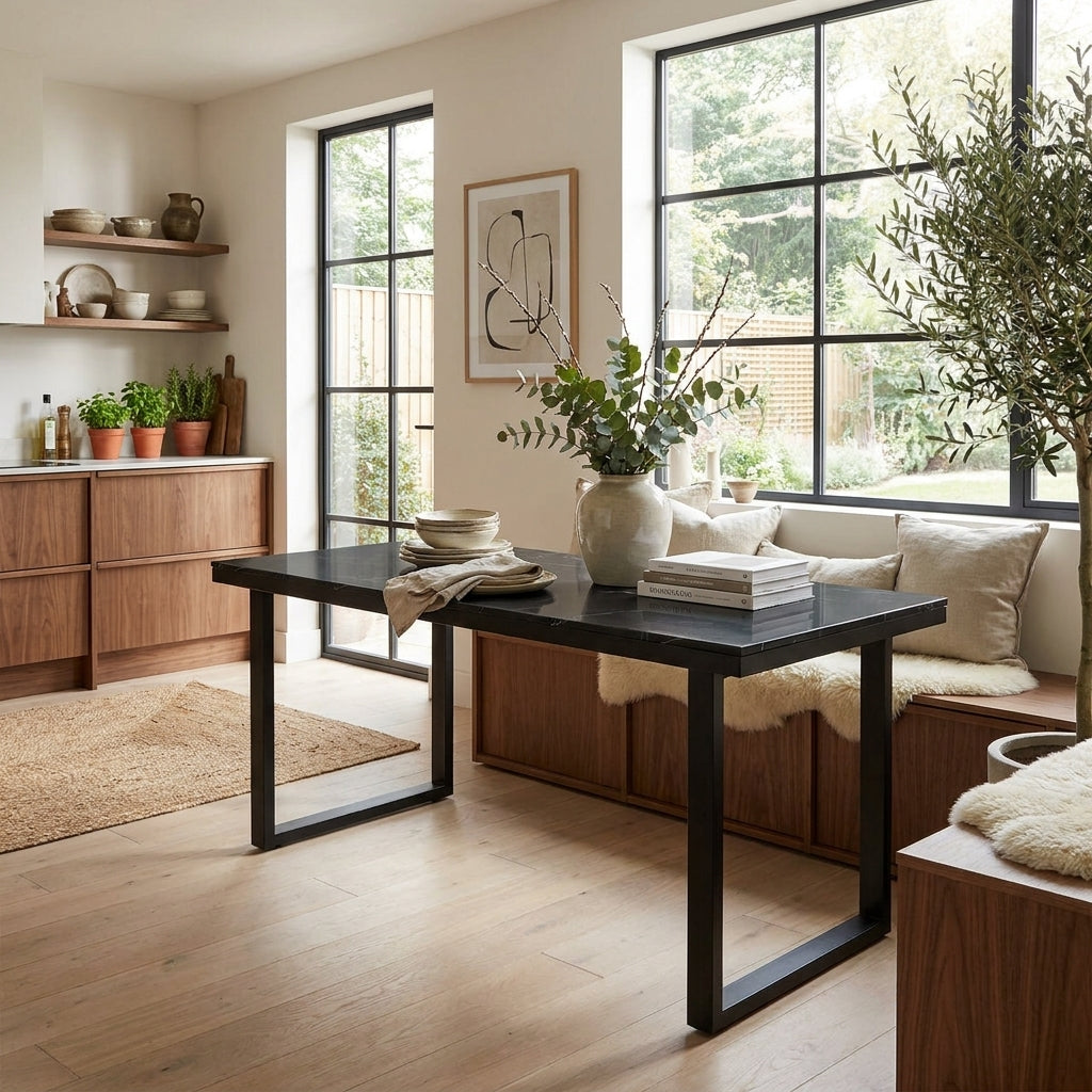 Dining table Beaumont black 230