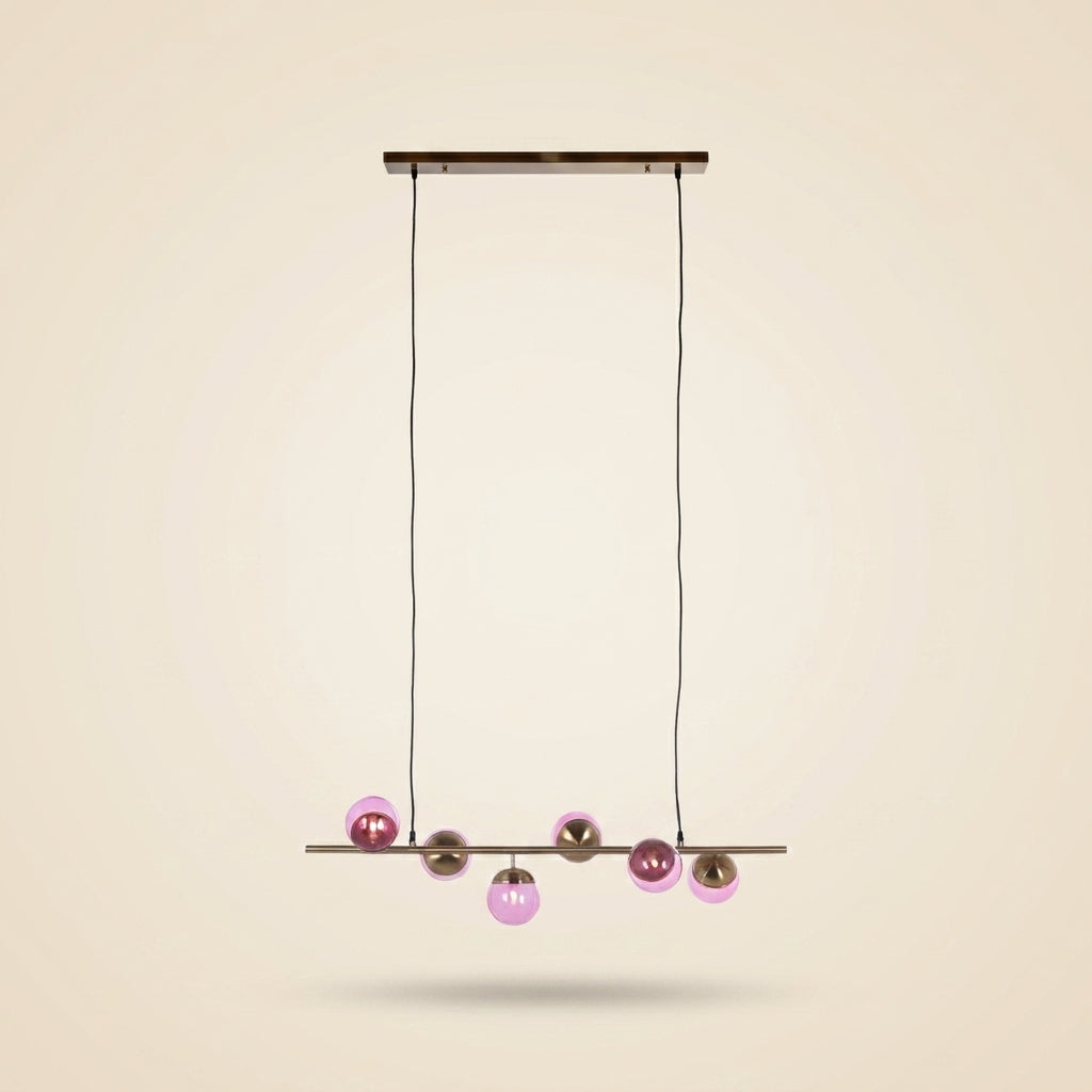 Chandelier Bente pink
