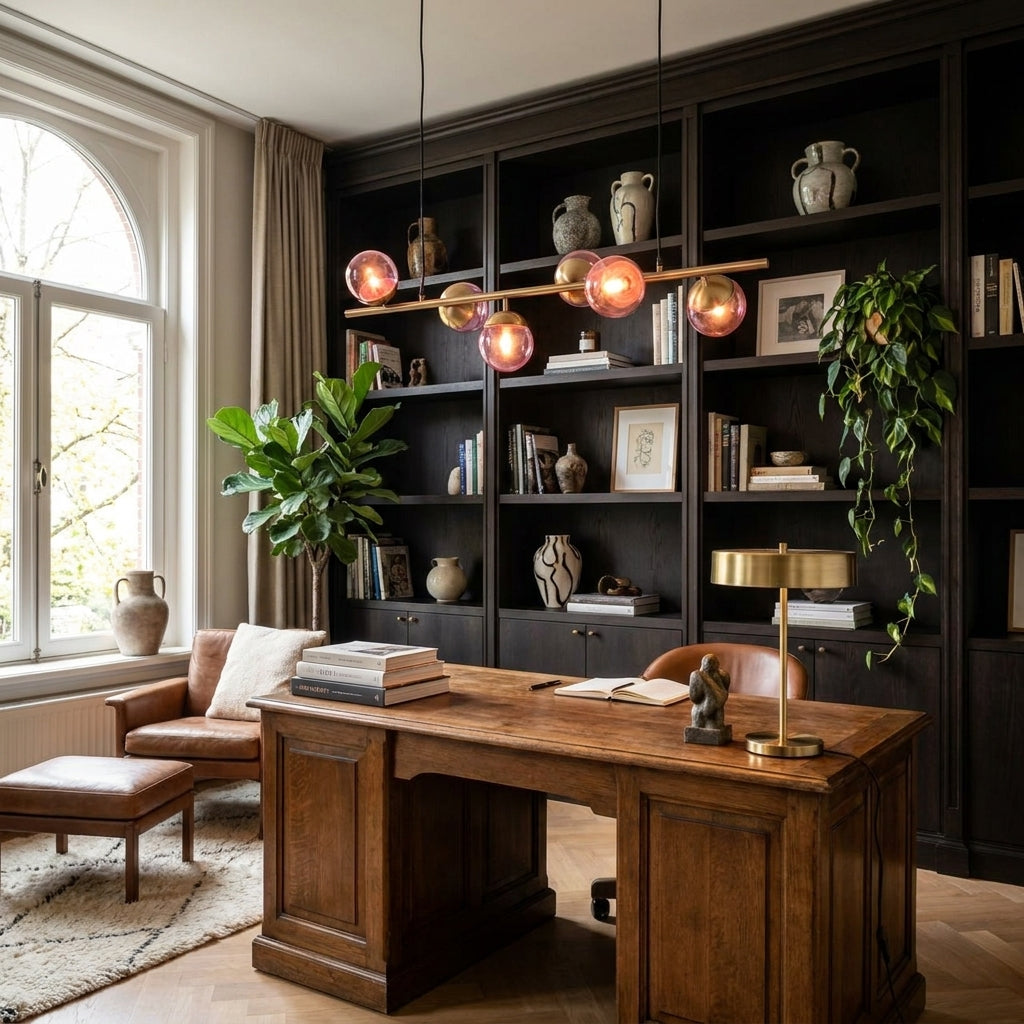 Chandelier Bente pink