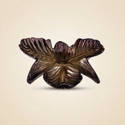 Candle holder Blossom bronze