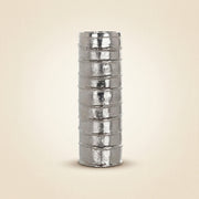 Candle holder Linde silver large