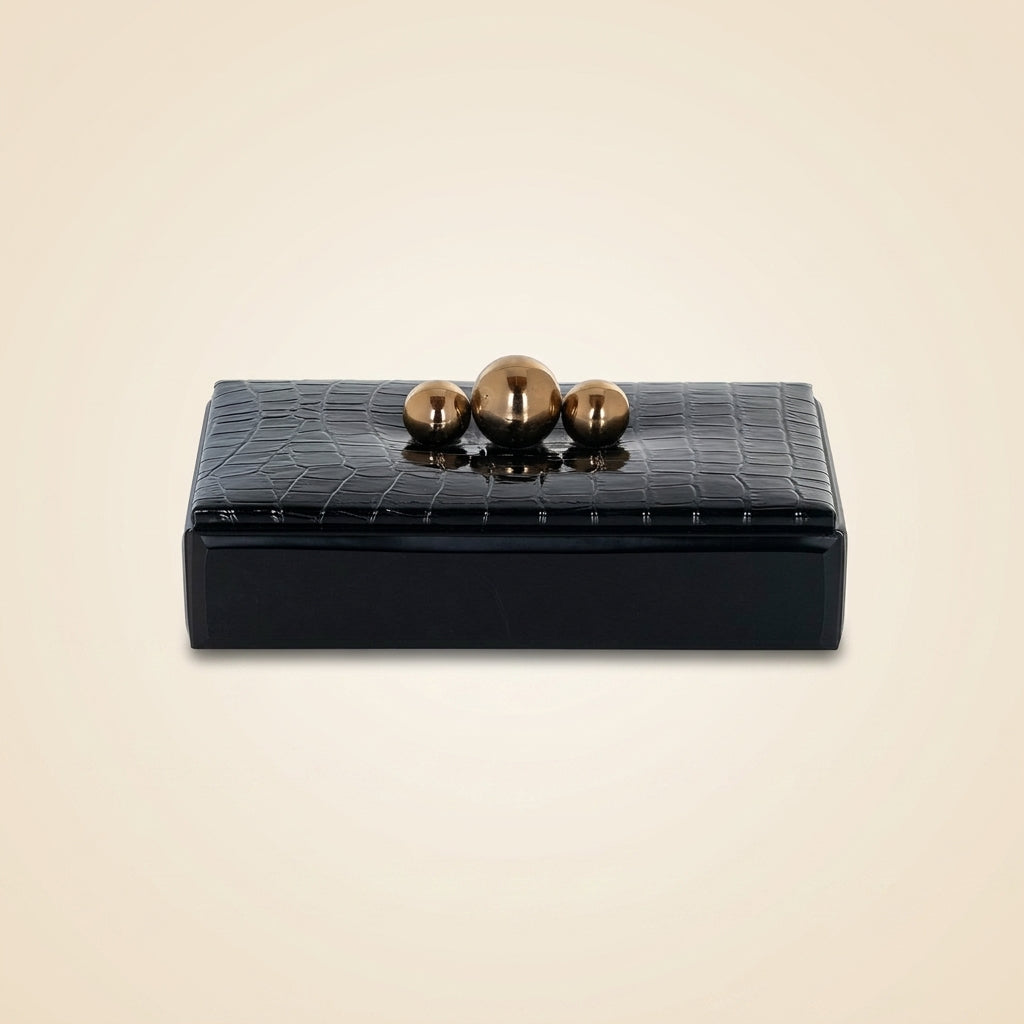 Storage box Nina black small