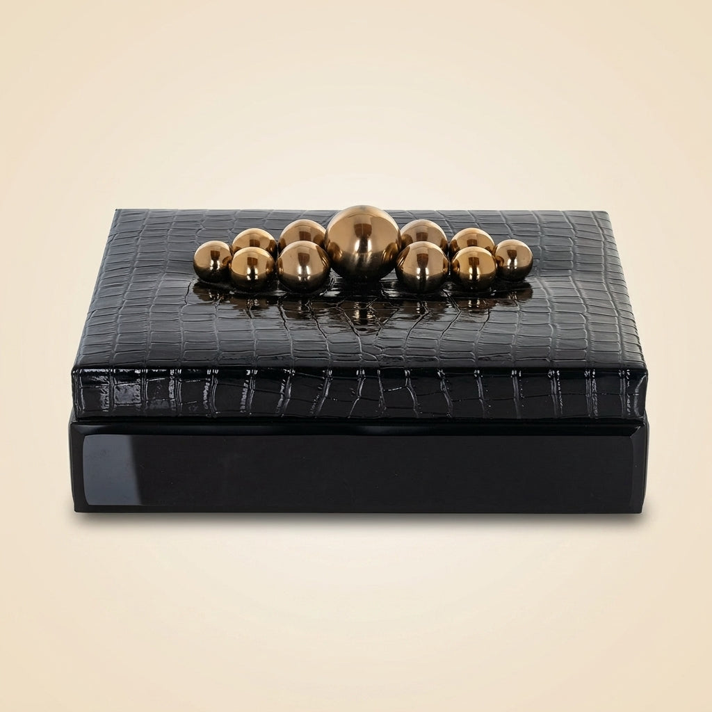 Storage box Nina black large